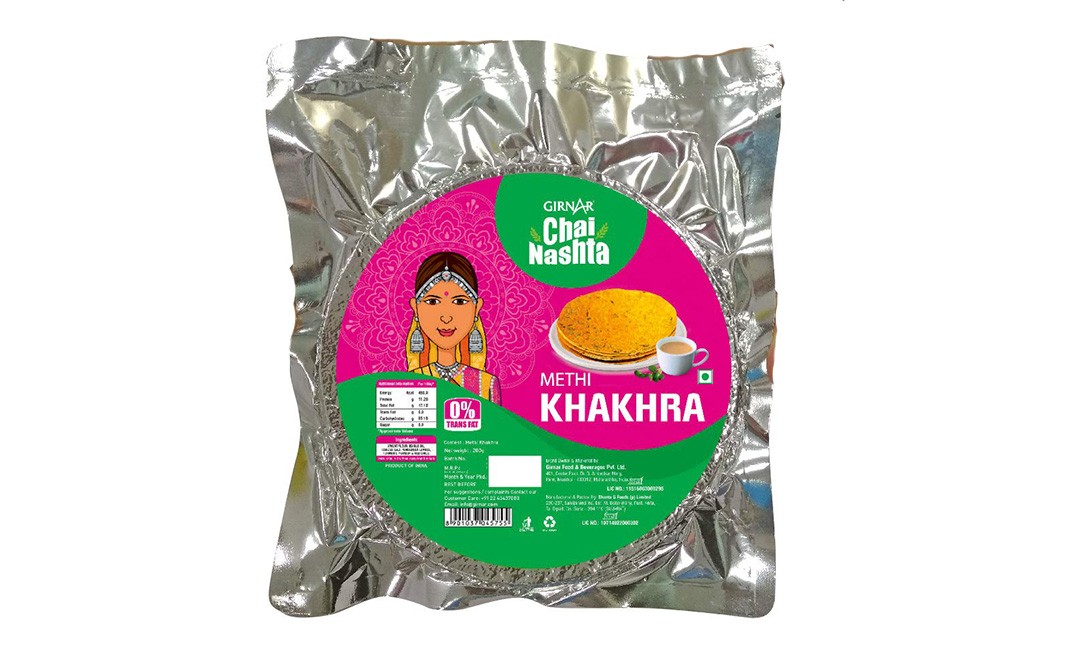 Girnar Methi Khakhra    Pack  200 grams